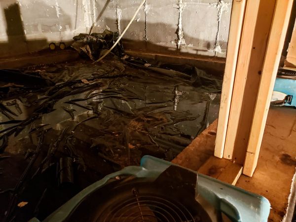 Crawlspace Water Cleanup in Rockledge